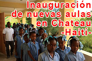 Inauguración de nuevas aulas en Chateau