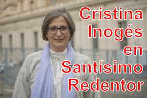 Cristina Inogés en la parroquia de Stmo. Redentor